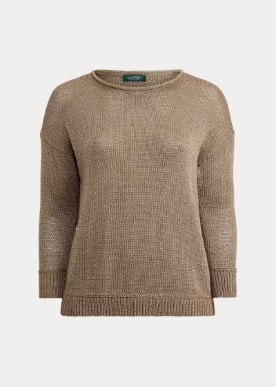 Women's Ralph Lauren Cotton-Blend Sweater | 170562EFV